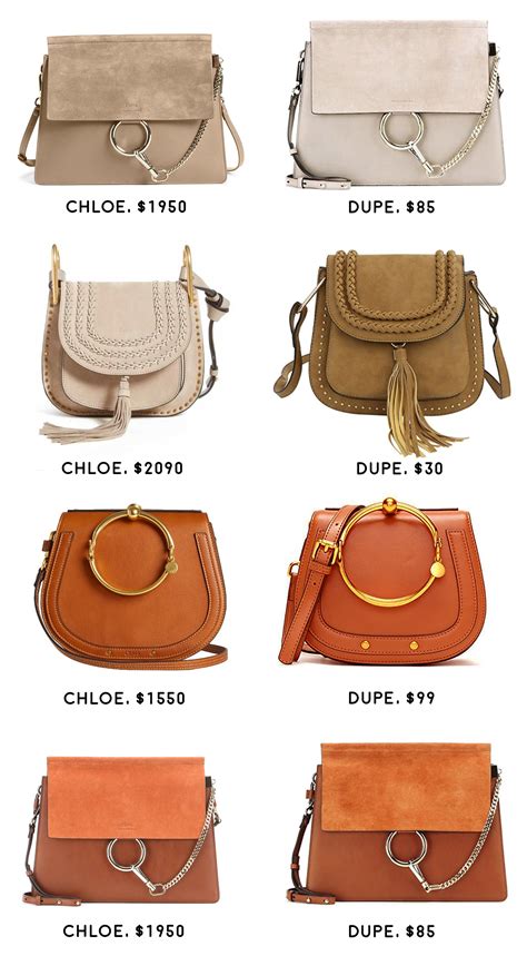 chloe purse look alike|chloe handbags.